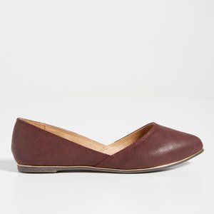 Maurices Kyra textured faux leather ballet flat